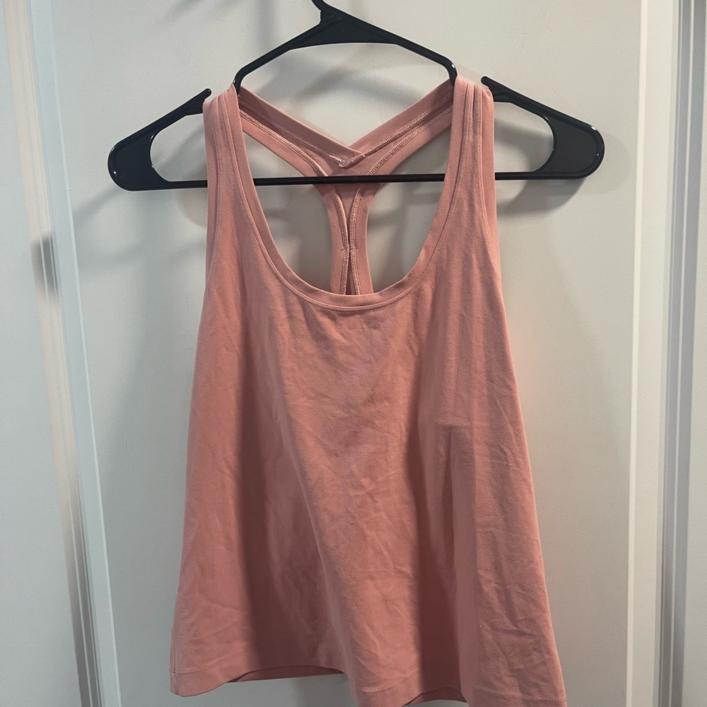 Lululemon Pink Racerback Tank Top PTP 15 About 2/4